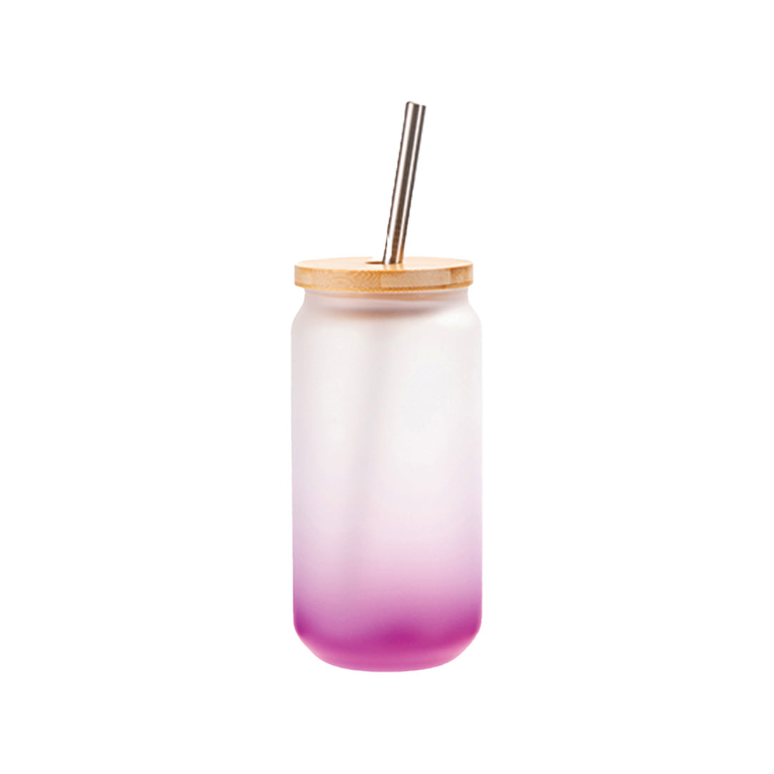 Pearl Coating™ 18oz Sublimation Glass Mugs Gradient with Bamboo Lid - Pack of 6 - Joto Imaging Supplies Canada